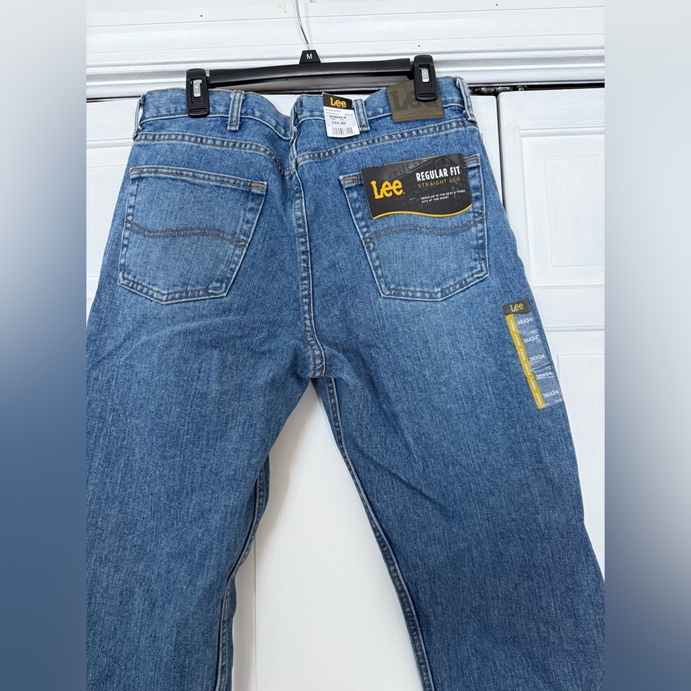 Lee Men's Classic Blue Straight Jeans